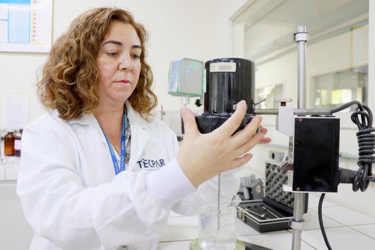 Laboratório de análise de álcool