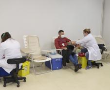 Colaboradores do Parque Tecnológico da Saúde participam da campanha de doação de sangue