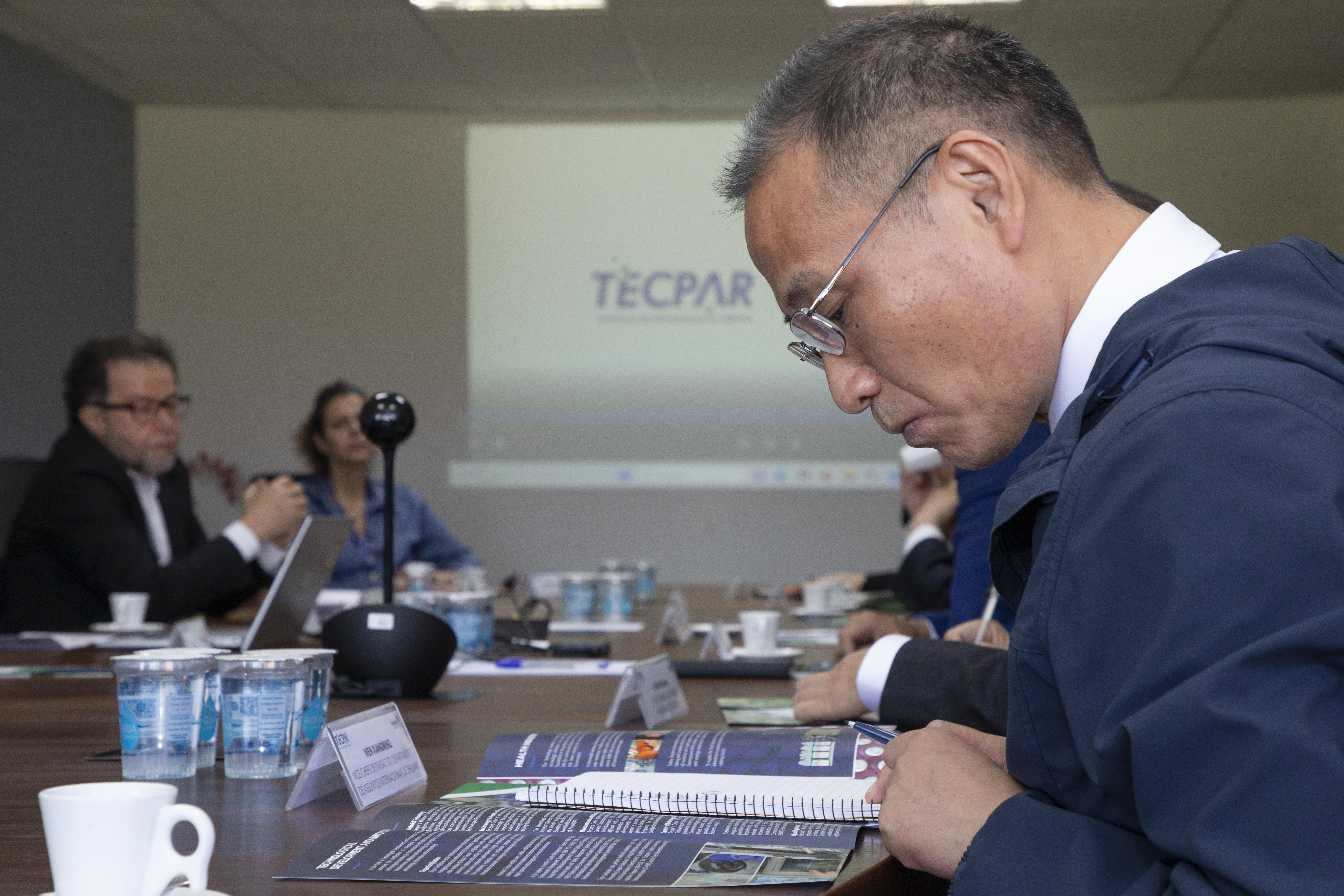 Delegação chinesa visita Tecpar