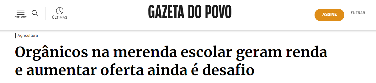 Gazeta do Povo - Merenda
