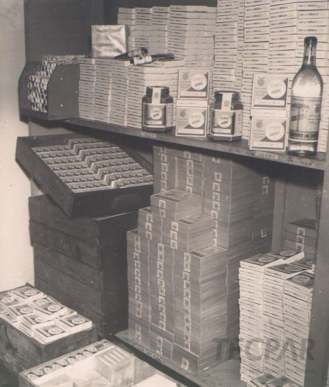 Mostruário para pronta entrega de produtos produzidos pelo IBPT.