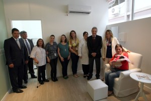 Vice- governadora Cida Borghetti e o diretor presidente da Tecpar Julio Felix,  durante inauguração da sala de Nutriz do Tecpar. - Curitiba/Pr, 01.03.2016 - Foto Jonas Oliveira/AENPr