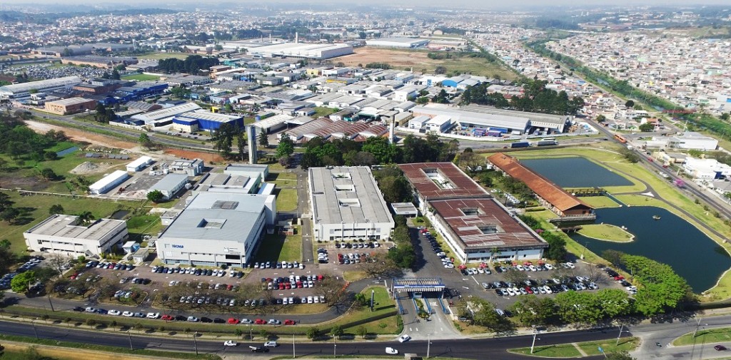 Imagem aérea do Instituto de Tecnologia do Paraná - Tecpar 