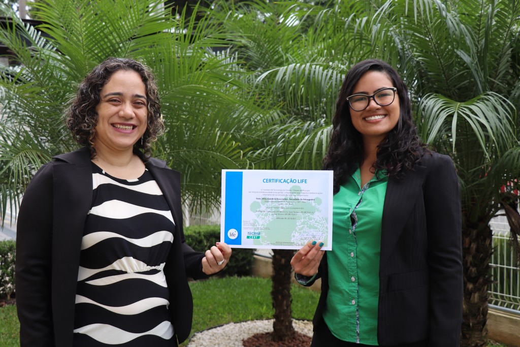 Edina Araujo e Dayna Gonçalves, representantes da  Gaia Silva Gaede Advogados 