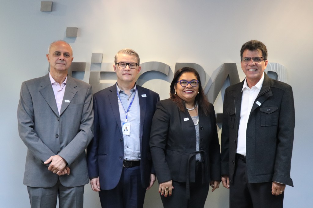 Jorge Carlos Santos da Costa, vice-presidente da Região Sudeste da Abipti e representante da Fundação Oswaldo Cruz (Fiocruz), Jorge Callado, diretor-presidente do Tecpar e vice-presidente da Região Sul da Abipti, Flaudemira Araújo Paula, diretora executiva da Abipti, Antônio Carlos Porto de Andrade (Kaká),  presidente da Abipti e do Instituto Tecnológico e de Pesquisas do Estado de Sergipe (ITPS).
