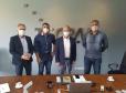 O secretário municipal de Defesa Social e Trânsito de Curitiba, Péricles de Matos foi recebido pelo diretor-presidente do Tecpar, Jorge Callado e equipe técnica do Instituto.  