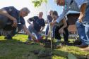 Empresas do Parque Tecnológico da Saúde plantam árvores em alusão ao Dia da Árvore
