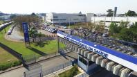 Imagem aérea da fachada do Instituto de Tecnologia do Paraná - Tecpar 