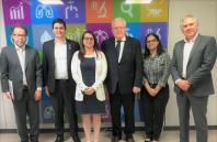 Comitiva do Tecpar realiza visita institucional em  Brasília 