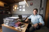 Fabiano Gomes, um dos proprietários da Fazenda Pau Furado