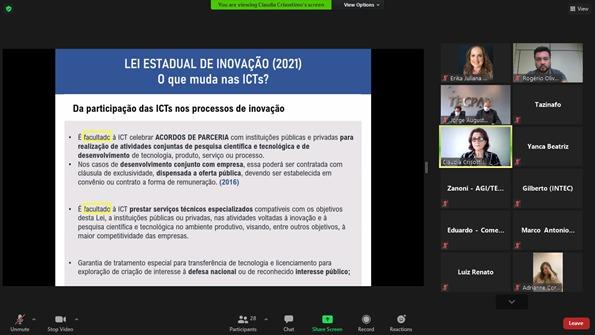 Reunião-Lei de Inovação