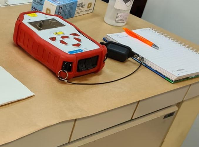 Equipamento portátil para detecção de substâncias ilegais