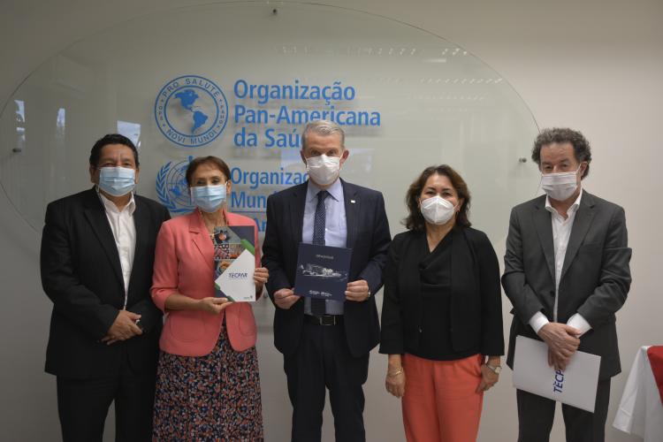 Visita diretoria Tecpar à OPAS