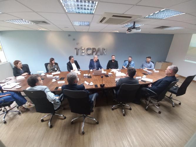 A diretoria executiva do Tecpar recebeu, nesta sexta-feira (08), os representantes da Controladoria Geral do Estado (CGE) em uma reunião técnica de alinhamento.
