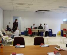 Colaboradores do Parque Tecnológico da Saúde participam da campanha de doação de sangue