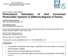 Um dos artigos publicados na edição especial da revista científica do Tecpar é de autoria da pesquisadora paranaense Camila de Oliveira Silveira, engenheira eletricista.