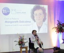 No Parque Tecnológico da Saúde, Margareth Dalcolmo reitera importância da vacinação