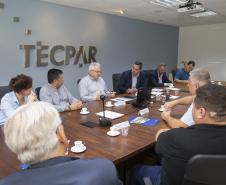 Tecpar recebe comitiva da Prefeitura de Araucária para parceria sobre parque tecnológico