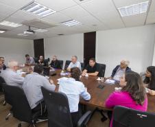 Tecpar recebe comitiva da Prefeitura de Araucária para parceria sobre parque tecnológico