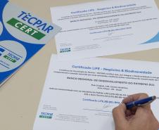 Conservação da biodiversidade: Tecpar certifica BRDE por práticas sustentáveis