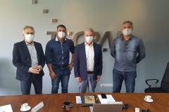 O secretário municipal de Defesa Social e Trânsito de Curitiba, Péricles de Matos foi recebido pelo diretor-presidente do Tecpar, Jorge Callado e equipe técnica do Instituto.  