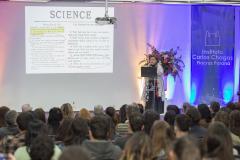 No Parque Tecnológico da Saúde, Margareth Dalcolmo reitera importância da vacinação