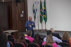 Tecpar realiza palestra sobre ações para proteção da mulher contra a violência