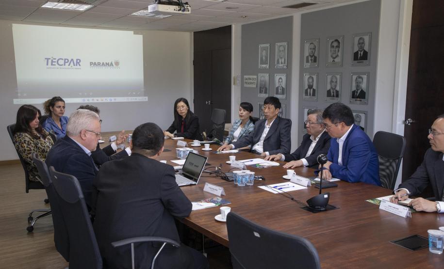 Delegação chinesa visita Tecpar