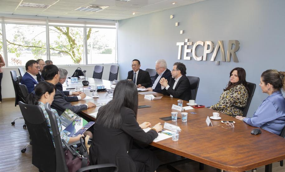Delegação chinesa visita Tecpar