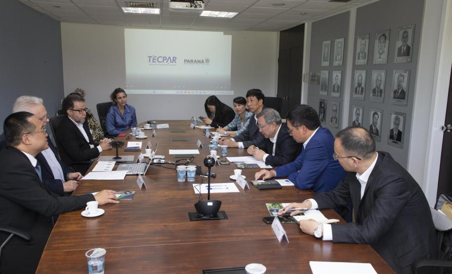 Delegação chinesa visita Tecpar