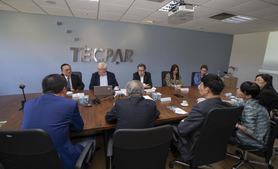 Delegação chinesa visita Tecpar