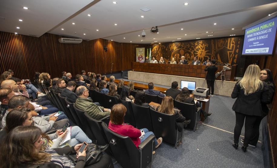 Tecpar participa de audiência publica sobre Novas Tecnologias de Combate à Dengue