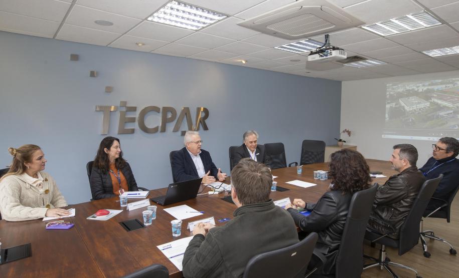 Tecpar recebe visita da nova diretora-presidente do Fundepar