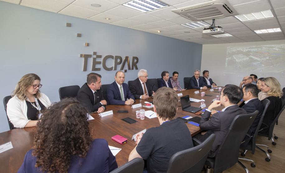 Tecpar recebe delegação de farmacêutica chinesa