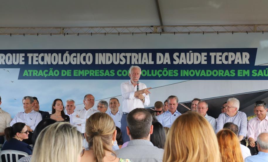Evento marca início oficial das obras do Parque Tecnológico do Tecpar em Maringá