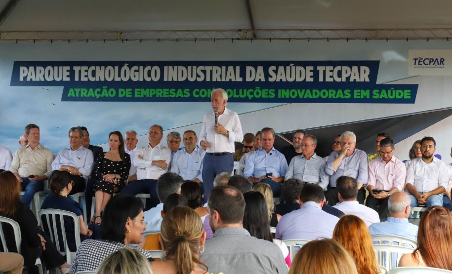 Evento marca início oficial das obras do Parque Tecnológico do Tecpar em Maringá