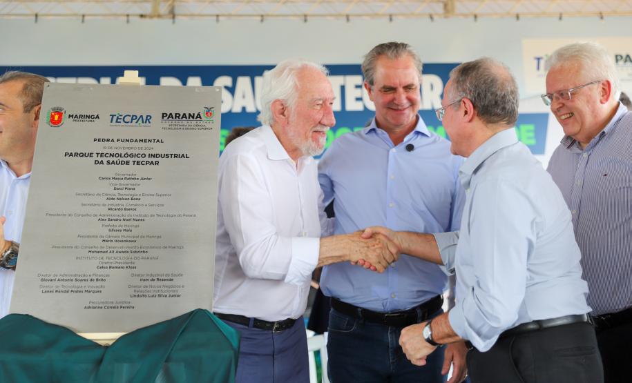 Evento marca início oficial das obras do Parque Tecnológico do Tecpar em Maringá