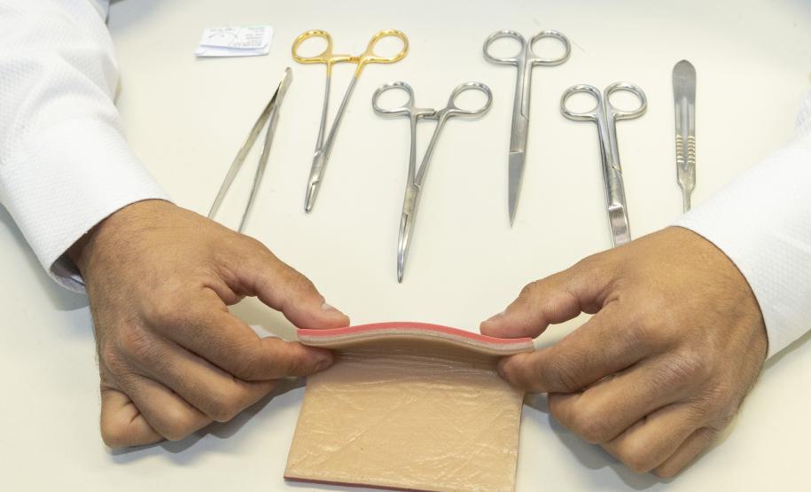 Incubada pelo Tecpar, startup produz pele artificial para simular cirurgias veterinárias